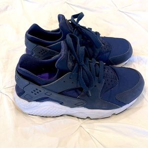 Nike Air Hurache Run Sneakers Shoes Blue/Light Blue Size 7